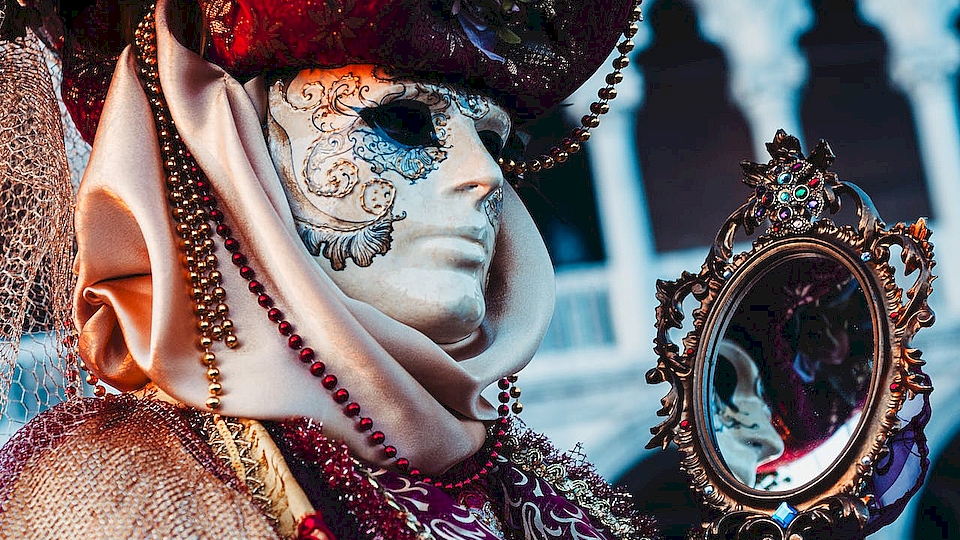 Venezianische Maske