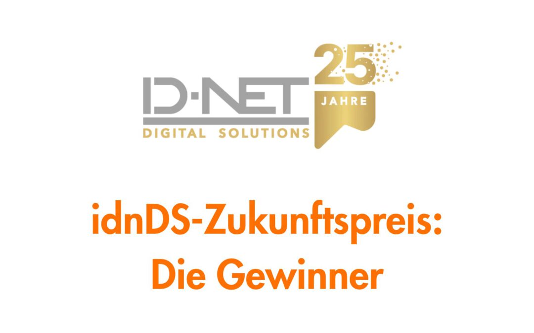 idnDS-Zukunftspreis 2026: Das sind unsere drei Gewinner